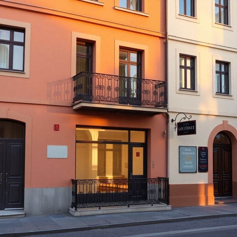 Fațadă istorică din Sibiu la ora aurie, cu pereți ocru și feronerie cărbune